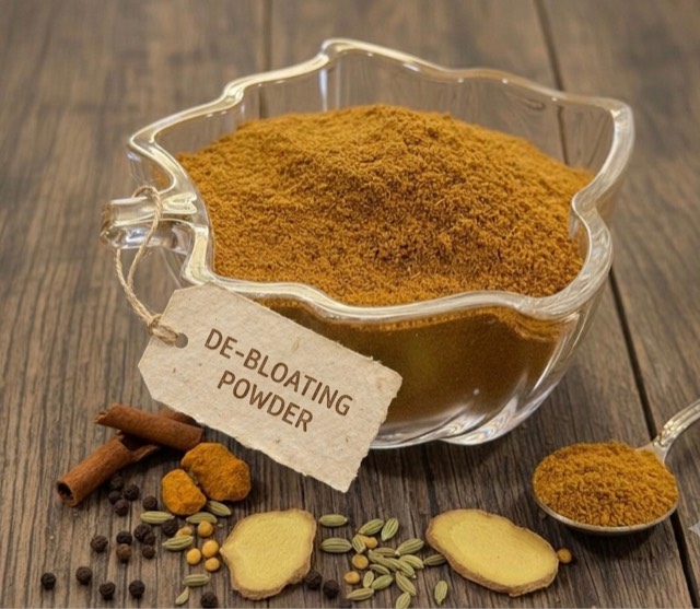 De-bloating powder